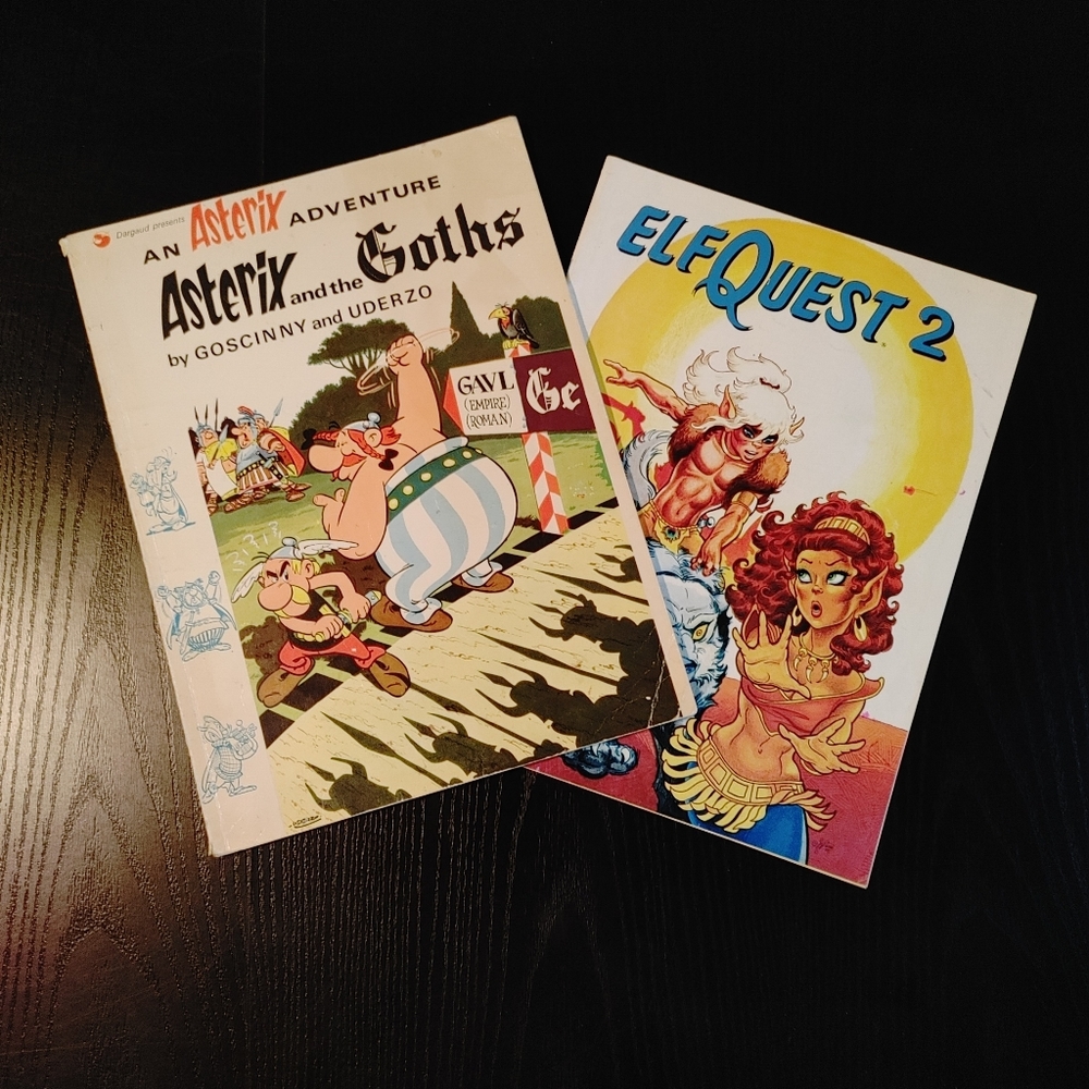 Asterix & Elf Quest old comics